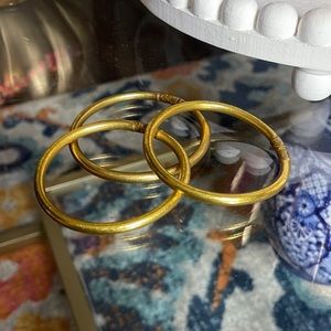 NEW LISTING - 3 Gold Buddha Girl Bracelets